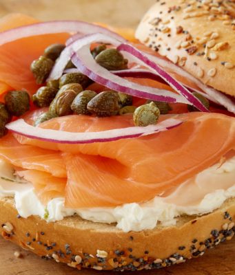 Smoked Salmon, Cream Cheese & Capers